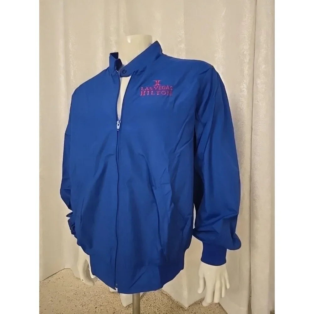 1987 Mike Tyson Las Vegas Thomas Boxing Deadstock Jacket SATIN Gloves VINTAGE XL - Picture 3 of 11